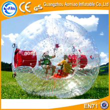 Kid size clear hamster ball / human inflatable zorb ball with good zipper